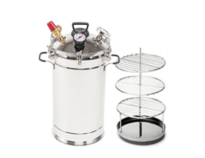 Автоклав Homa с поддоном для жира и набором решеток для копчения Автоклав Homa с функцией коптильни