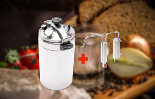 Автоклав Bravo с дистиллятором для самогона